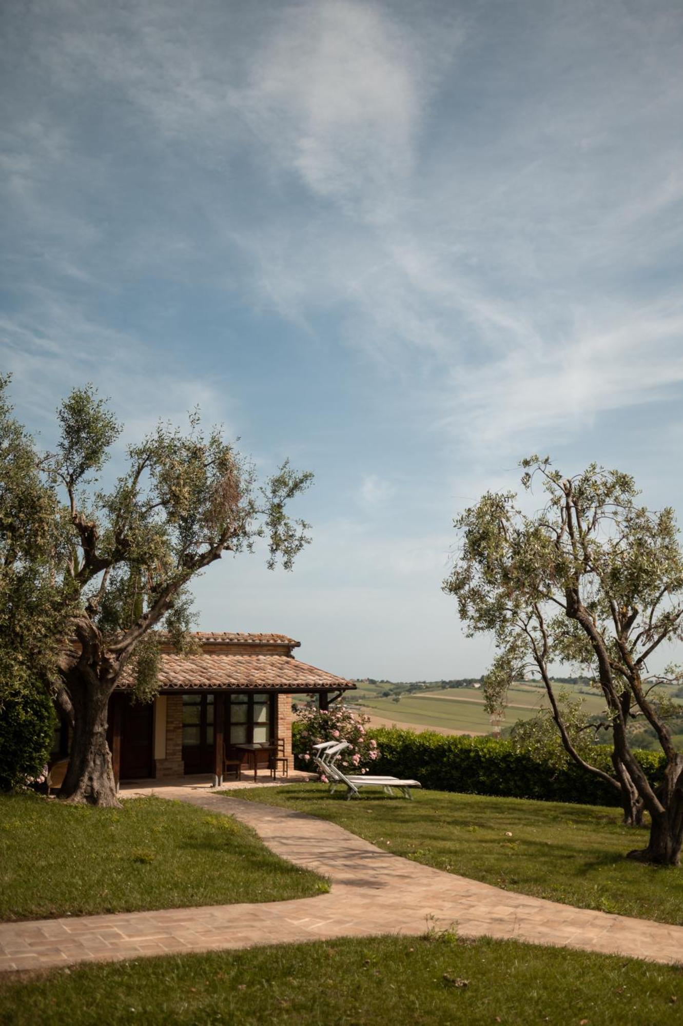 Apartmán Poggio Antico Monte San Vito Exteriér fotografie
